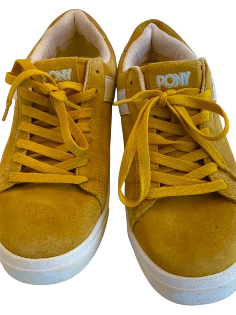 Pony Classic, Low SNEAKER, Pro Era, Suede Leather, Yellow, Men's Size 10